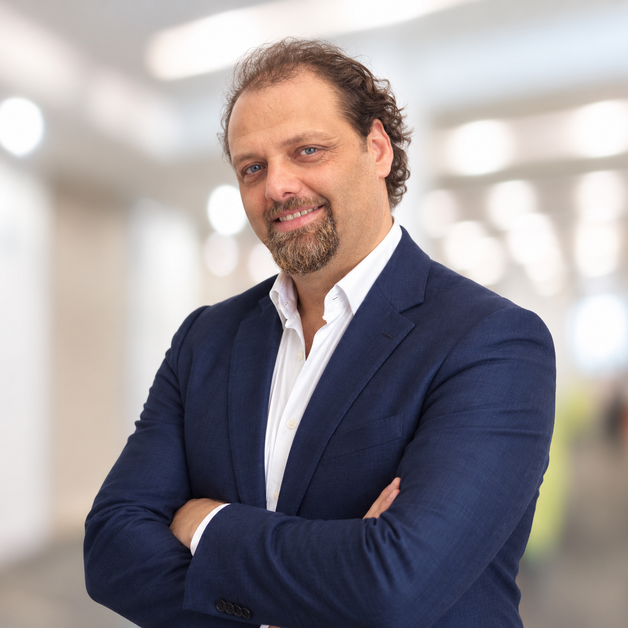Portrait of the owner of ROY Business Services in the office